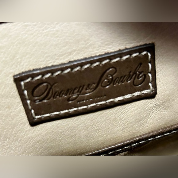 Dooney and Bourke Florentine Toscana Front Pocket Satchel NWT, Elephant color - Picture 10 of 12